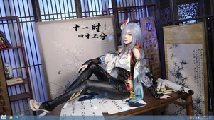 原神申鹤国风cos