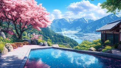 治愈山间樱花别墅