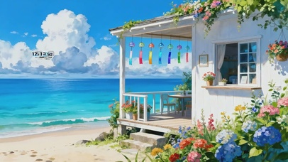 治愈海水风铃小屋