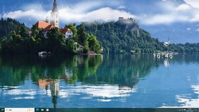 湖边小岛—【主题桌面】