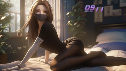 美女气质柔和而隐秘