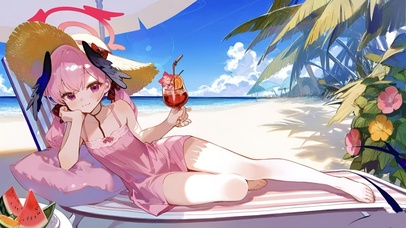 海边泳装少女-江下小春