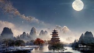 古风雪景