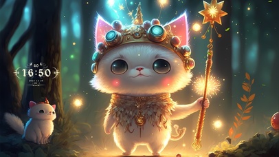 治愈可爱皇冠猫咪