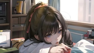 春困少女