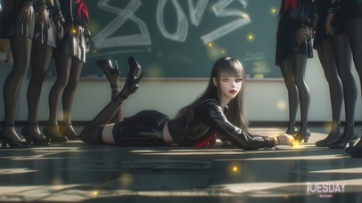 她的微笑藏着温暖的秘密