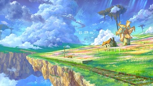 唯美动漫治愈风景