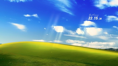 4k 治愈护眼蓝天白云草原