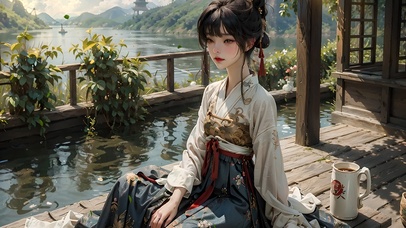 4k国风少女