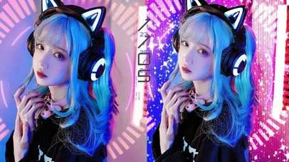 唯美电竞美少女