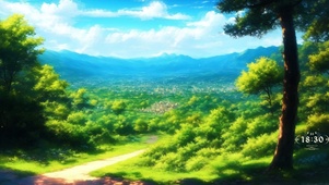 卡通风景
