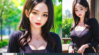 清纯甜美美少女姐姐 长发御姐