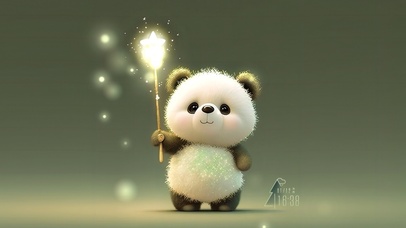 4K小熊猫的幸运星（护眼）