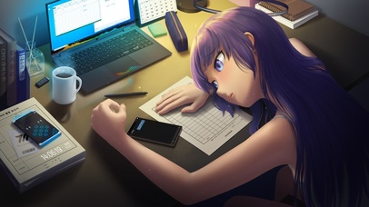 加班少女