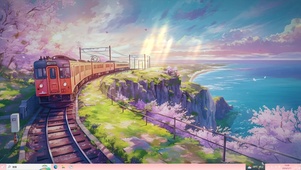 宫崎骏风格插画主题