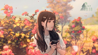 花丛少女