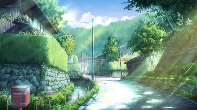 日式动漫乡村小道