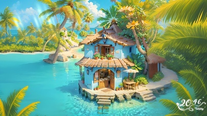 治愈系海边小屋