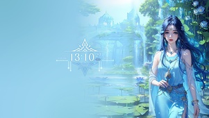 碧水幽兰水中女神