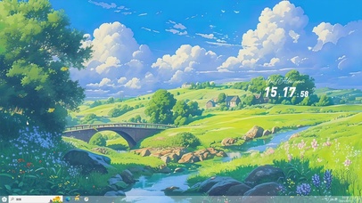 绿色AI护眼壁纸-桌面主题