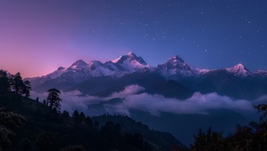 深山凌晨