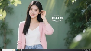 甜美清纯温婉型少女