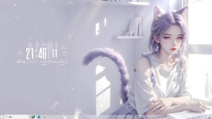 纯欲猫耳少女
