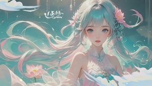 古风灵动漫画少女