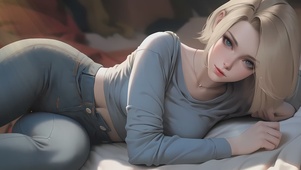 4k 人造人美女18号