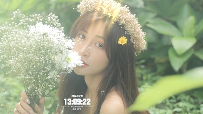 夏日治愈系美少女