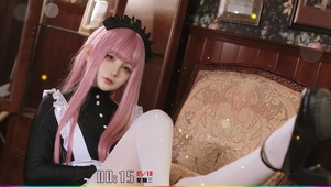 4K白丝cos美少女