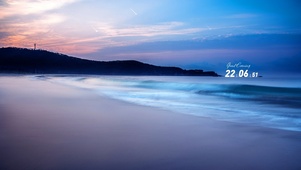 夜晚的大海
