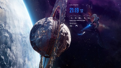 4K炫酷外太空景色