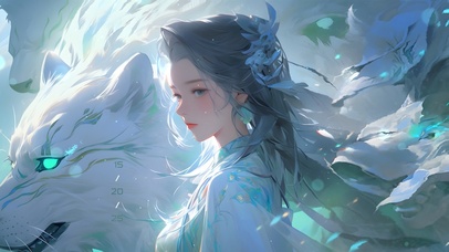 狼之守护(动漫动态壁纸) - 动态壁纸下载 - 元气壁纸