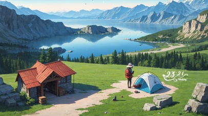 4K唯美治愈野外露营