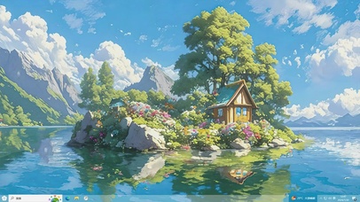 小岛-桌面主题