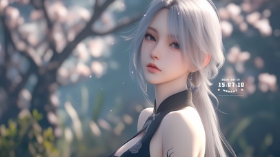 可爱清纯治愈女孩