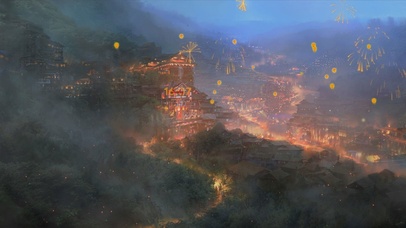 家家户户灯火