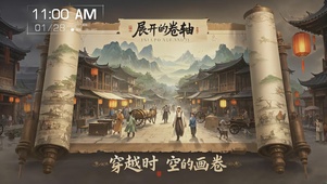 时空穿越画卷