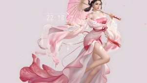 清纯性感古风美女