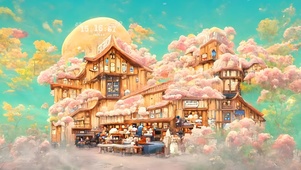 唯美治愈梦幻小屋