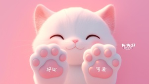 可爱嫩嫩猫爪