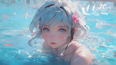 水中少女