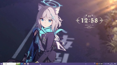 4k 蓝色眼睛可爱少女
