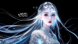 唯美白金荧光少女（限免）