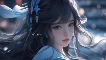 4K唯美清纯古风女神