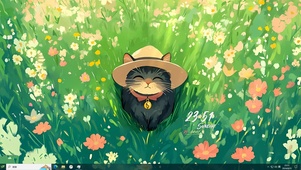草帽小黑猫