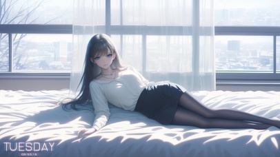 整个人都浸润在温柔的岁月里