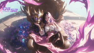 她的美如同一幅水墨画