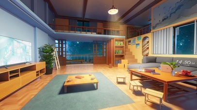 唯美治愈夜晚海景房